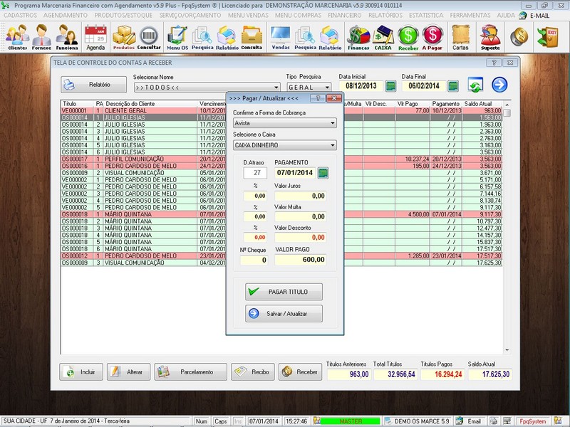 Imagens do Programa Marcenaria v5.9 Plus