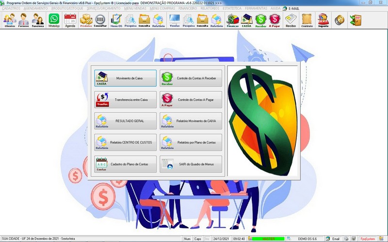 Imagens do Programa Servios Gerais v6.6 Plus