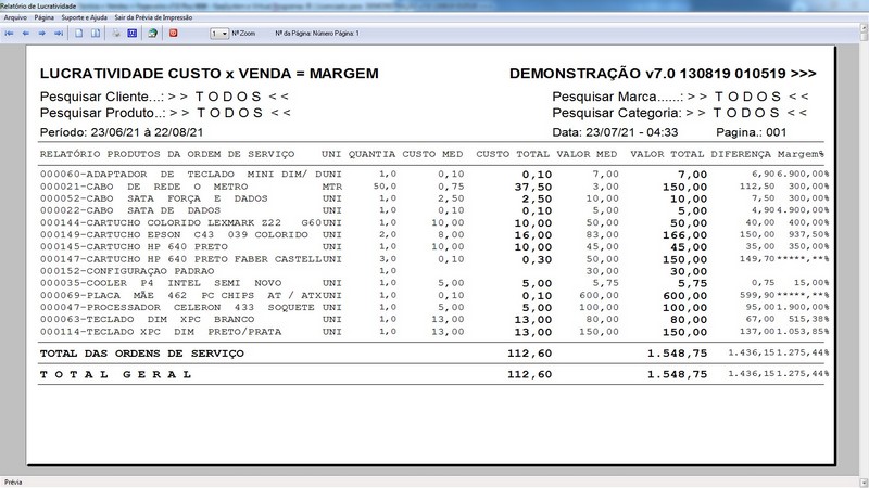 Programa OS Assistncia Tcnica 7.0 Plus