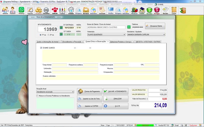 Programa PetShop 5.0 Plus WhatsApp
