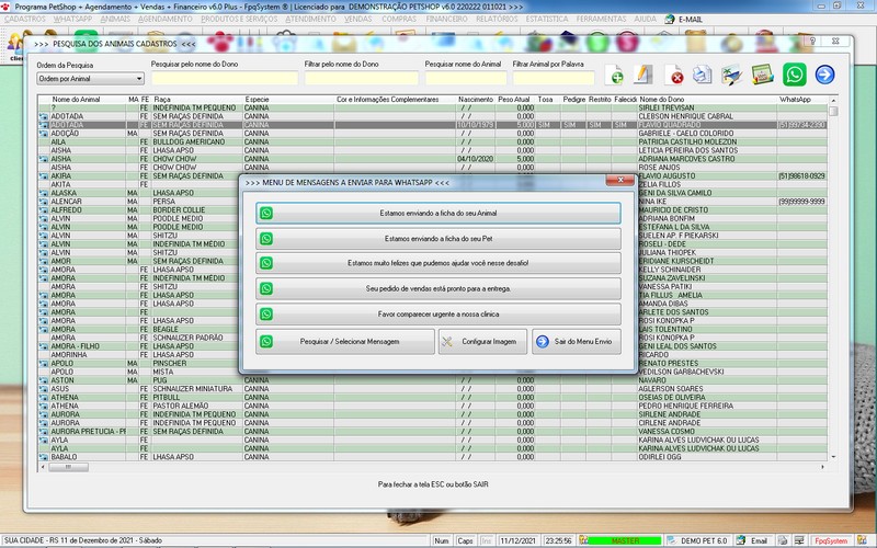Programa PetShop 6.0 Plus WhatsApp