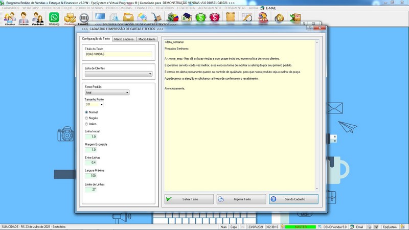 Programa Vendas 5.0 Plus Programa Vendas 5.0 Plus