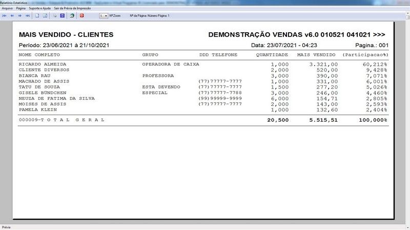 Programa Vendas 6.0 Plus Programa Vendas 6.0 Plus