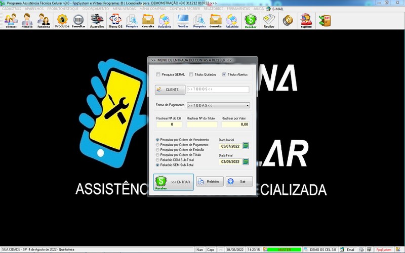 Programa OS Assistncia Tcnica para Celular 3.0 Plus