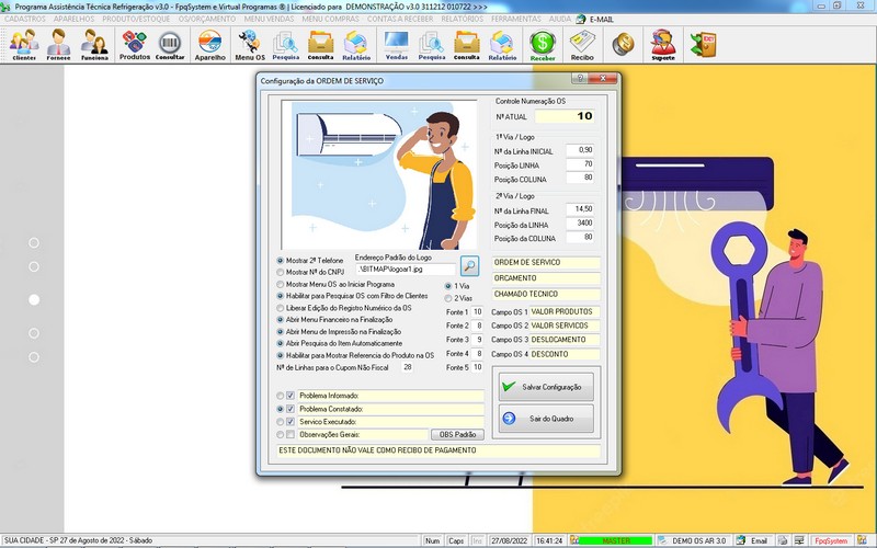 Programa OS Assistncia Tcnica para Refrigerao 3.0 Plus