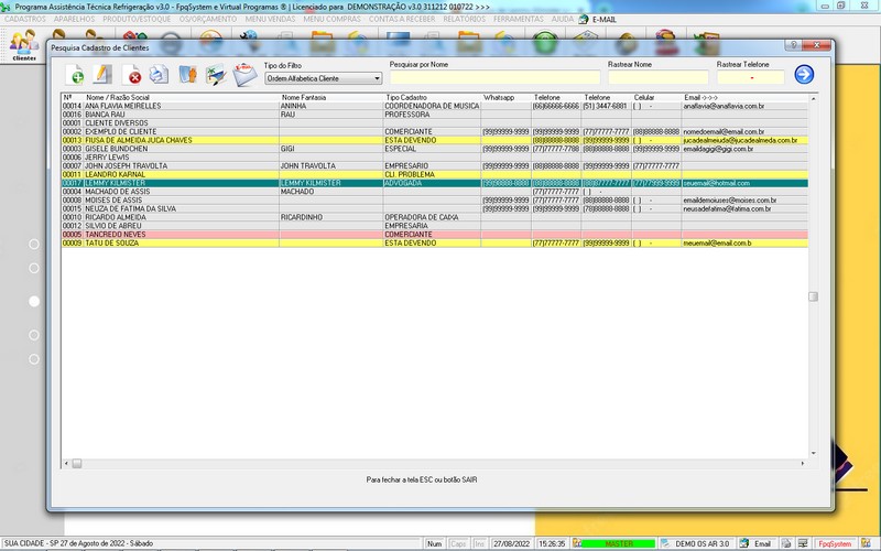 Programa OS Assistncia Tcnica para Refrigerao 3.0 Plus