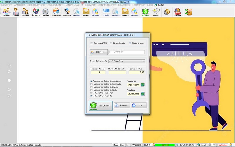 Programa OS Assistncia Tcnica para Refrigerao 3.0 Plus