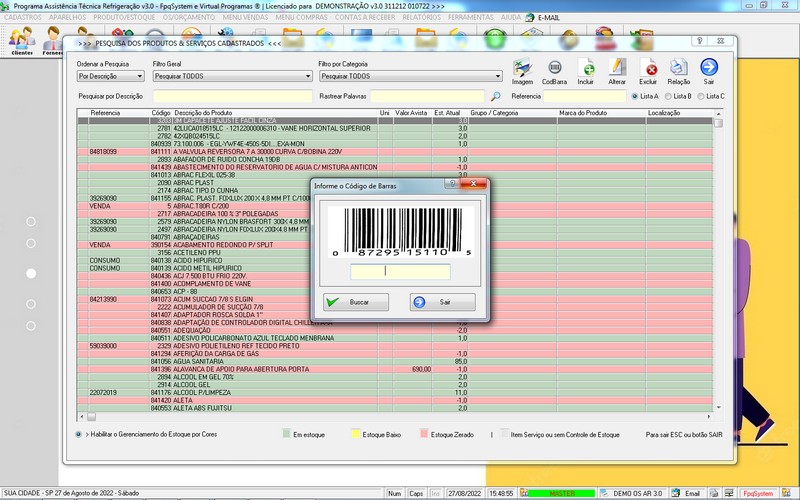 Programa OS Assistncia Tcnica para Refrigerao 3.0 Plus