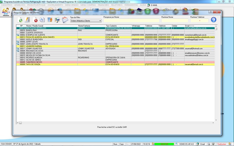 Programa OS Assistncia Tcnica para Refrigerao 4.0 Plus