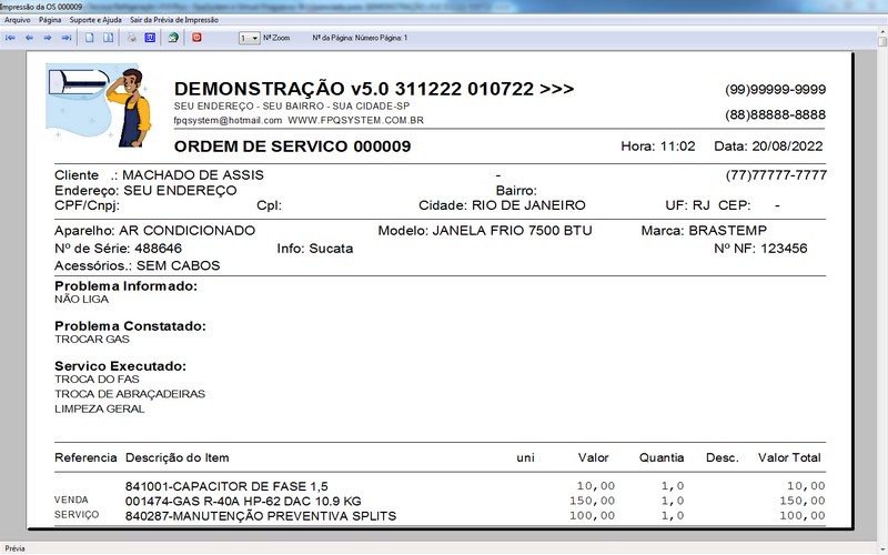 Programa OS Assistncia Tcnica para Refrigerao 5.0 Plus
