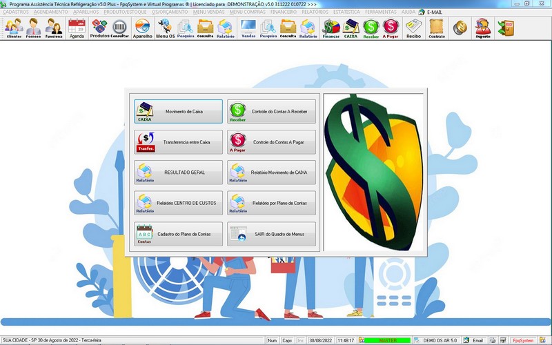 Programa OS Assistncia Tcnica para Refrigerao 5.0 Plus