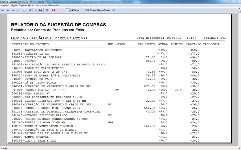 Programa OS Assistncia Tcnica para Refrigerao 5.0 Plus