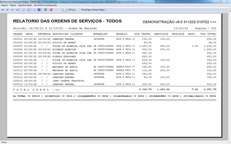 Programa OS Assistncia Tcnica para Refrigerao 6.0 Plus